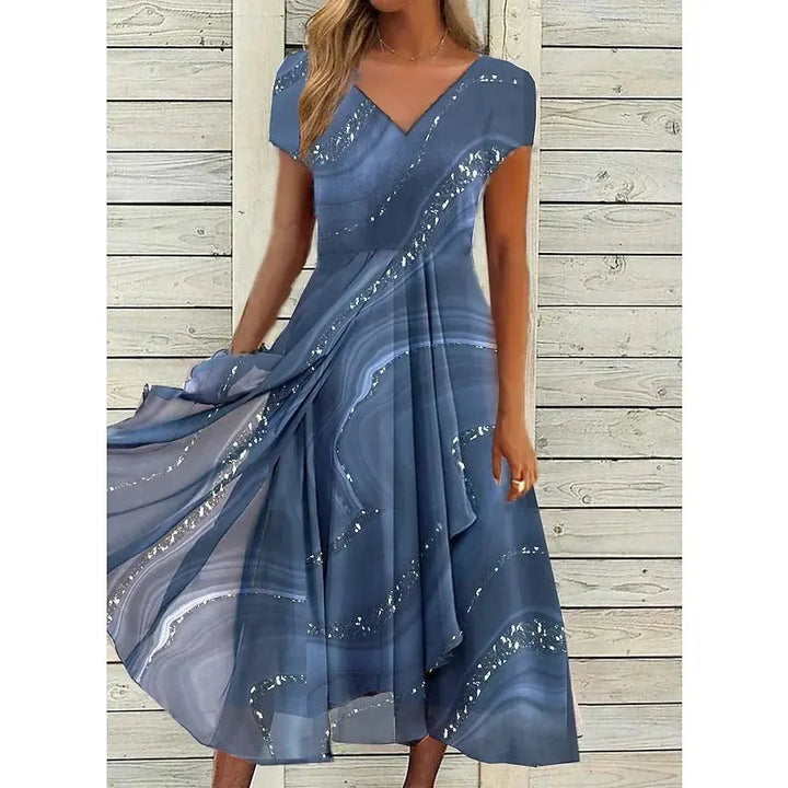 Noelia™ Feminine V-Neck Dress