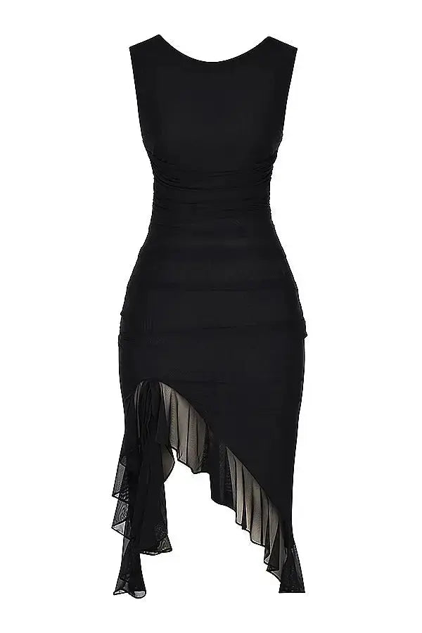 Norah™ midi-jurk met ruches