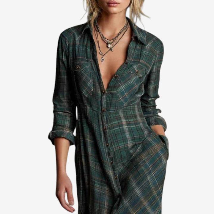 Lira™ Tijdloze Maxi Blouse