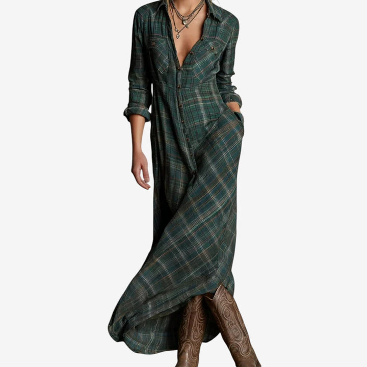 Lira™ Tijdloze Maxi Blouse