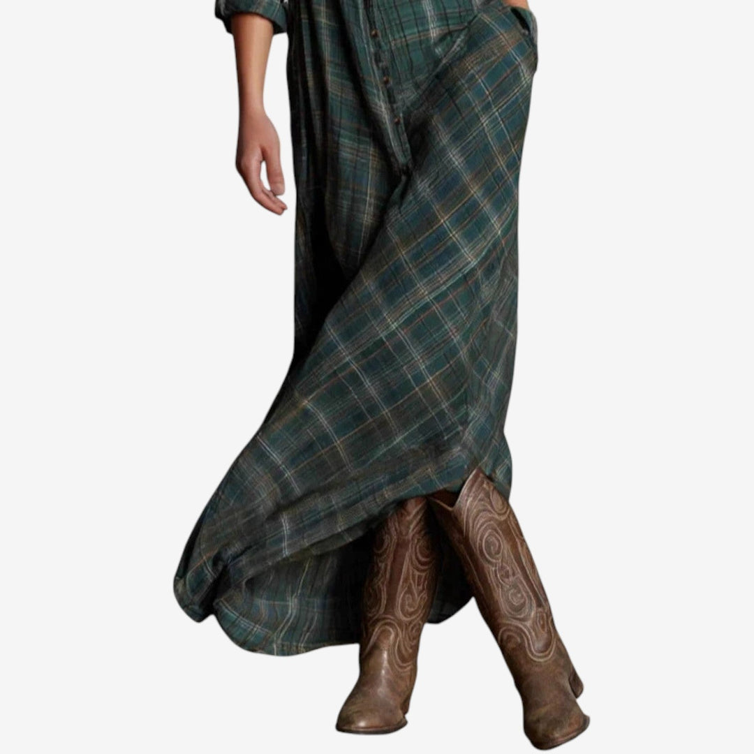 Lira™ Tijdloze Maxi Blouse