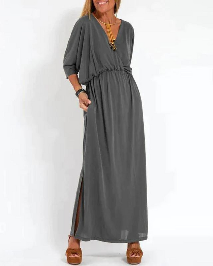 Odina™ Maxi-jurk in vintage-stijl
