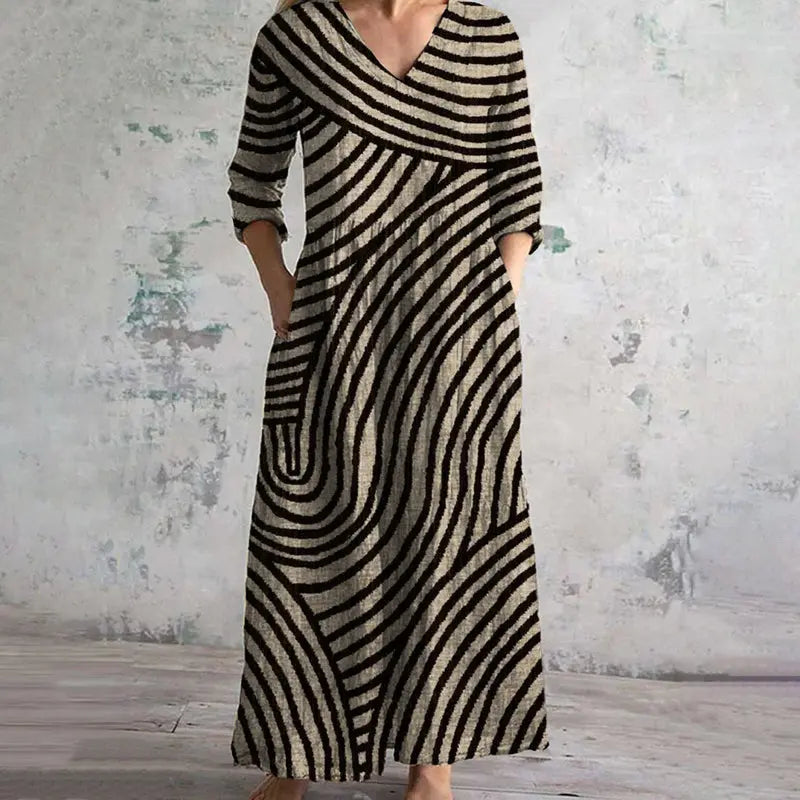 Renata™ Striped Everyday Dress