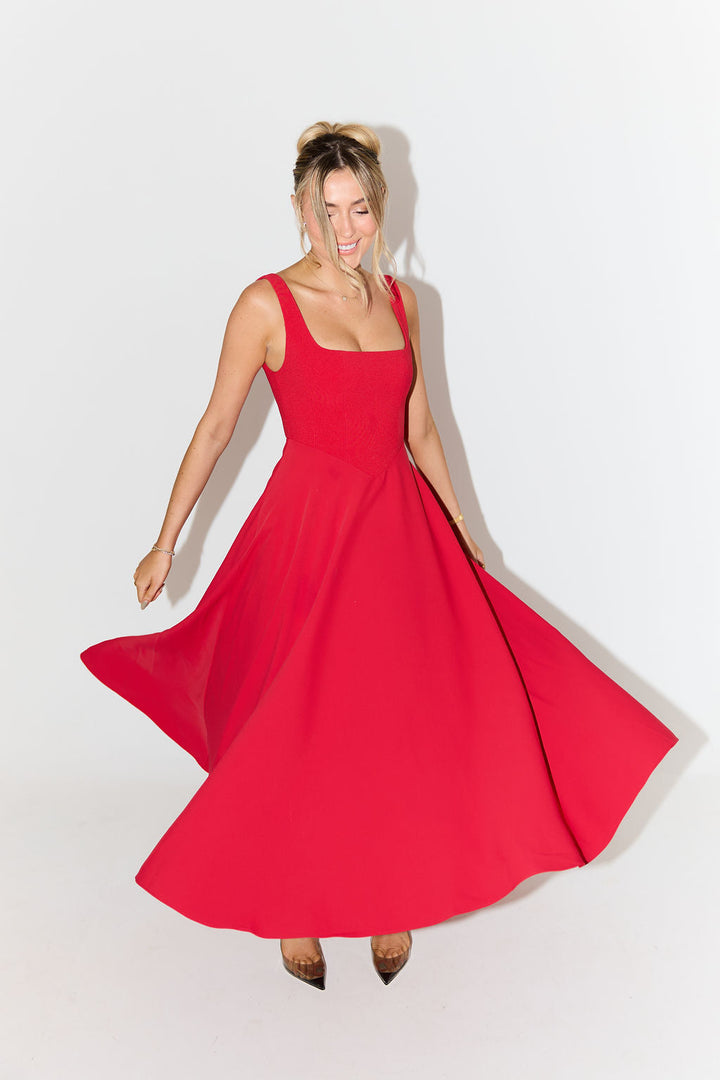 Renée™ Timeless midi dress with flowing cut
