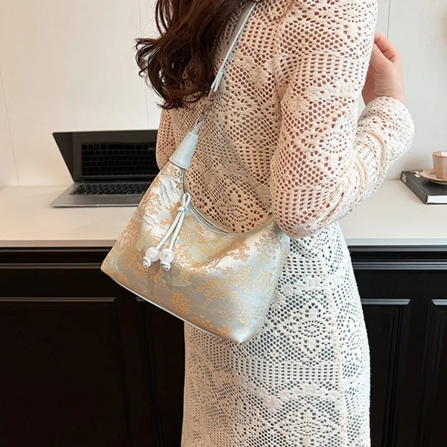 Zeril™ Embroidered Handbag