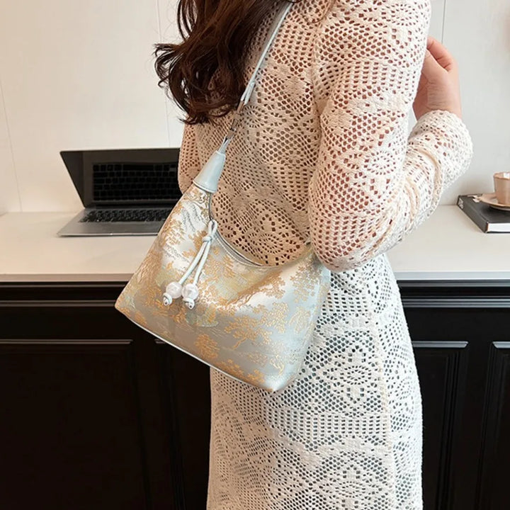 Zeril™ Embroidered Handbag