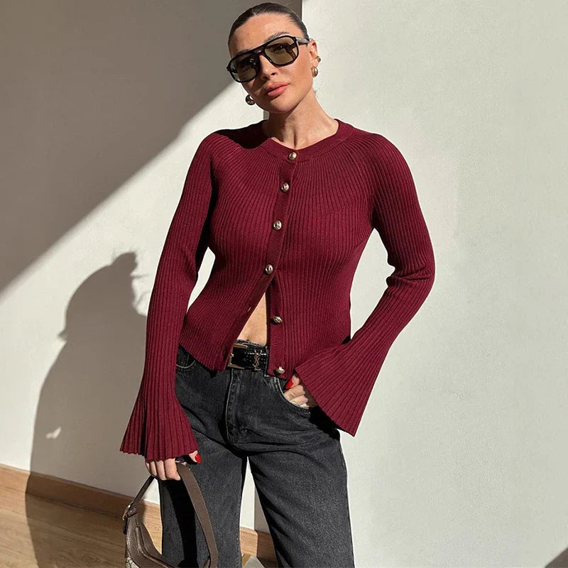 Travian™ Ribbed Cardigan