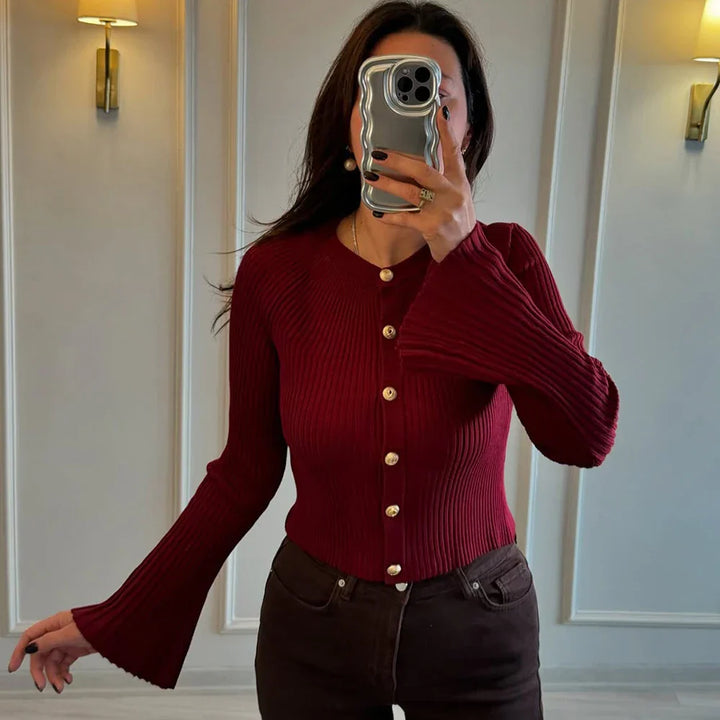 Travian™ Ribbed Cardigan