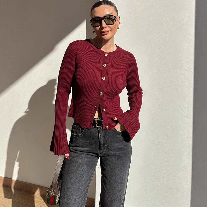 Travian™ Ribbed Cardigan