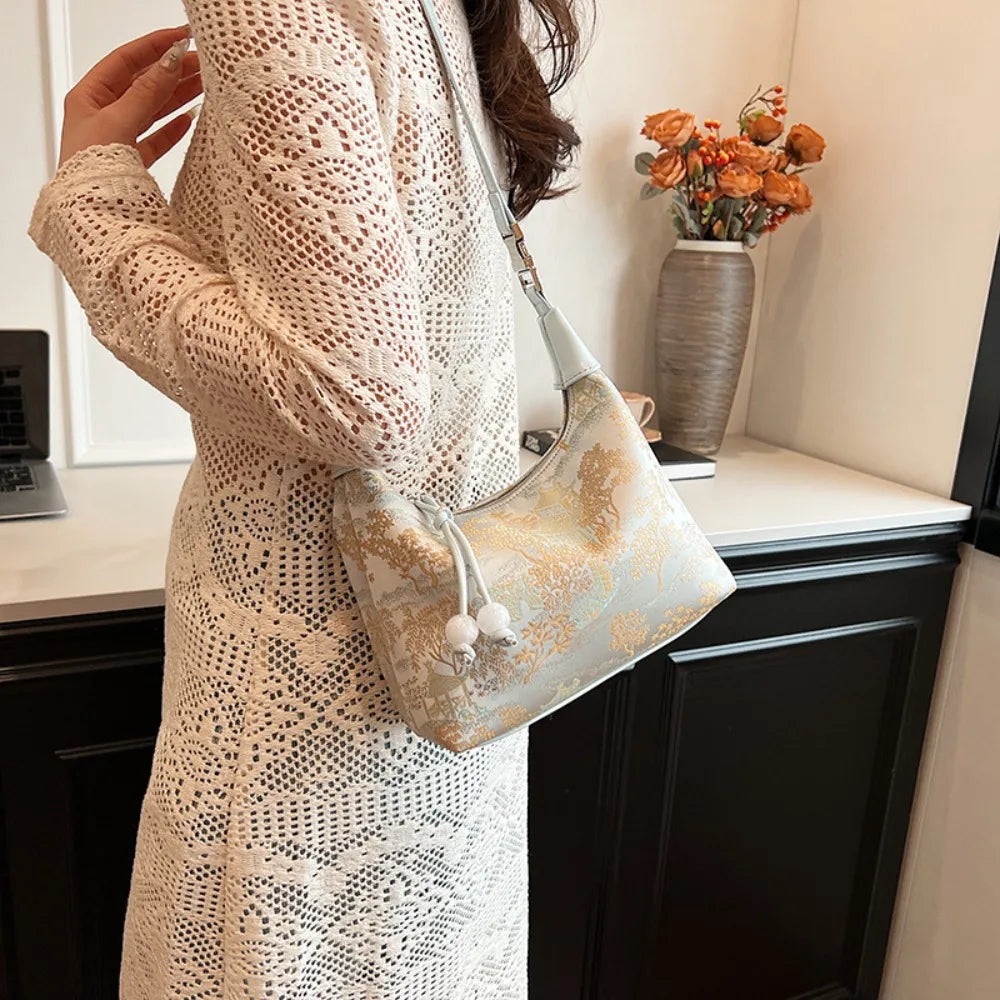 Zeril™ Embroidered Handbag