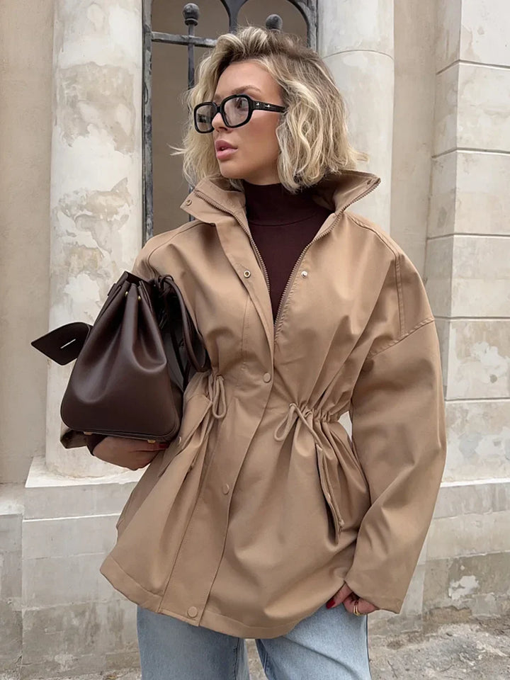 Coryne™ Stand Collar Coat