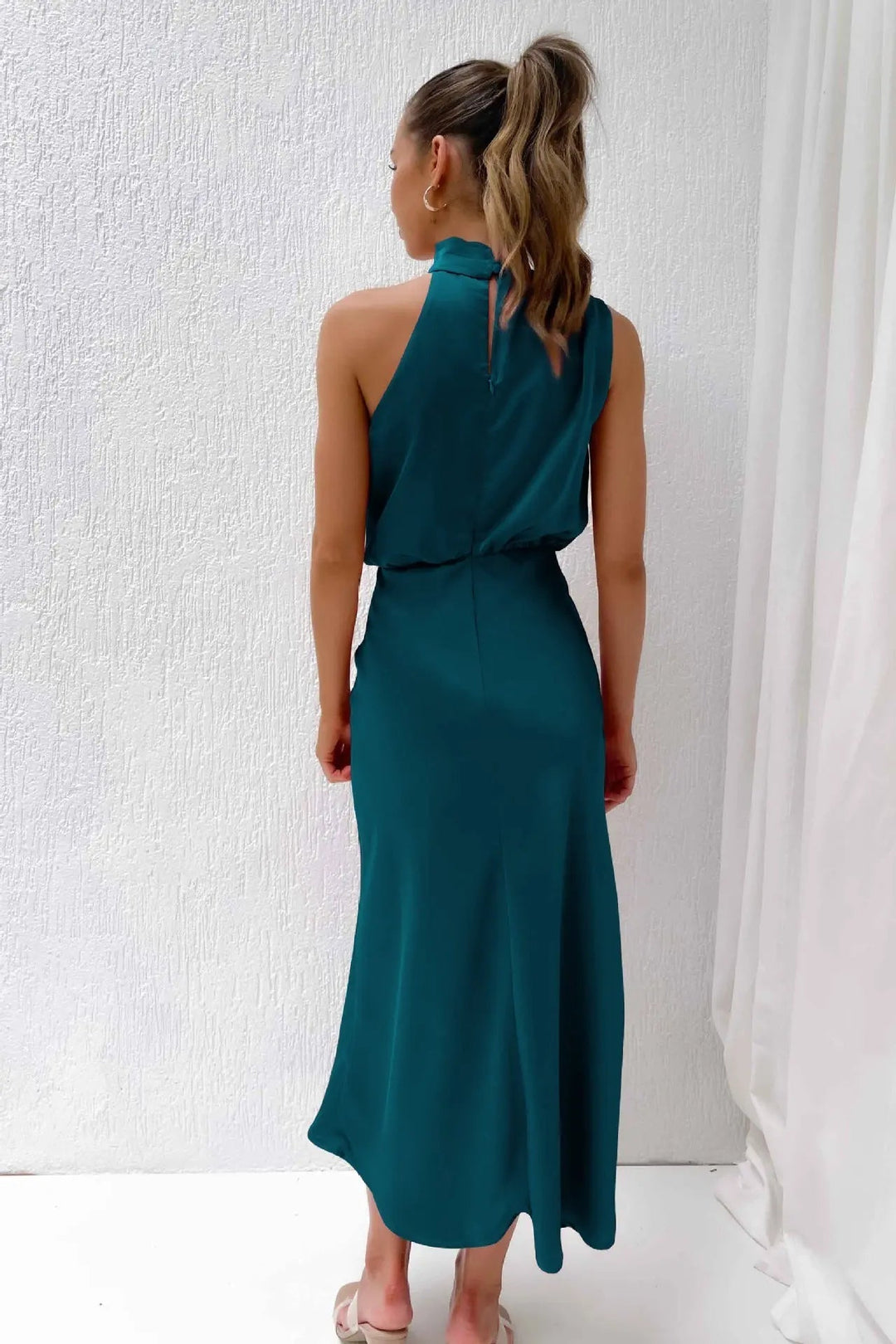 Selene™ Halterneck Long Dress