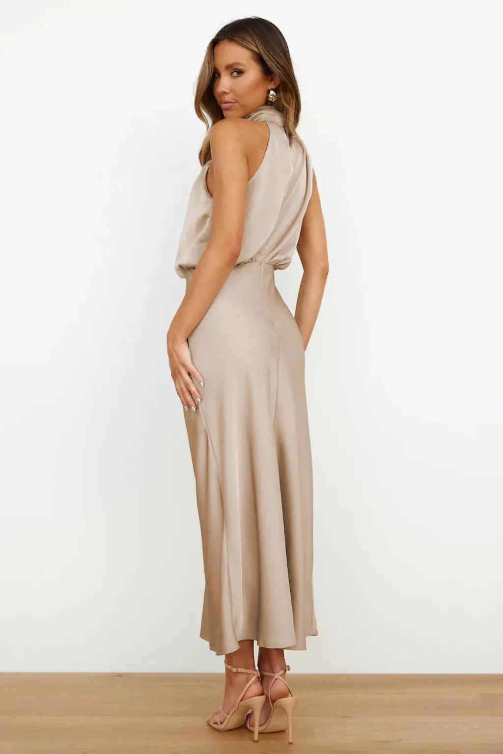 Selene™ Halterneck Long Dress