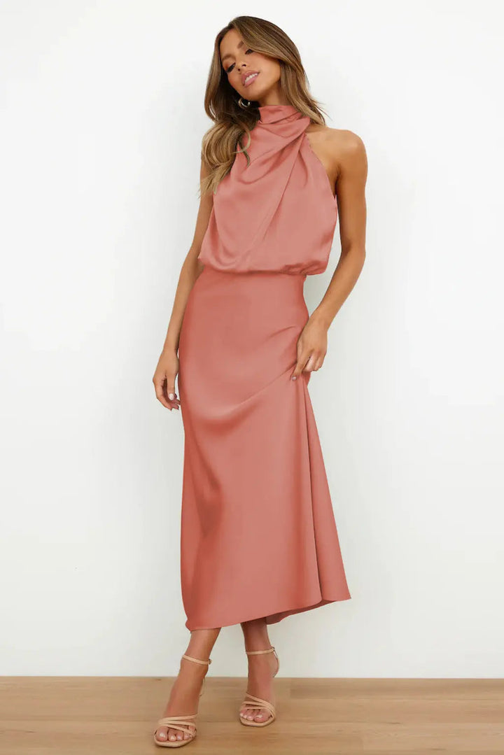 Selene™ Halterneck Long Dress