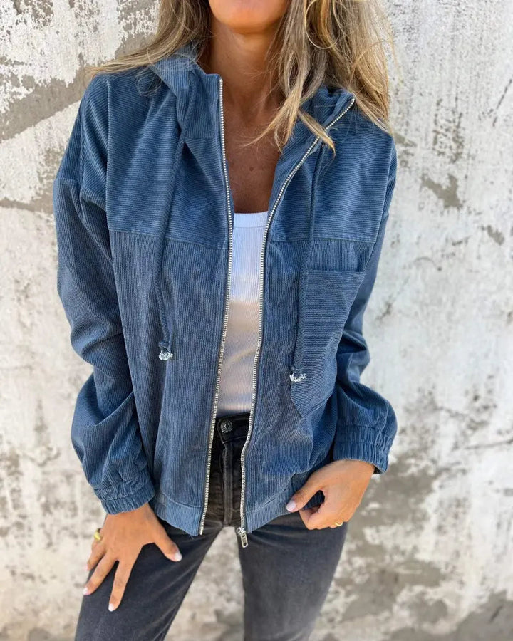 Veralisa™ Cord Fabric Jacket with Style