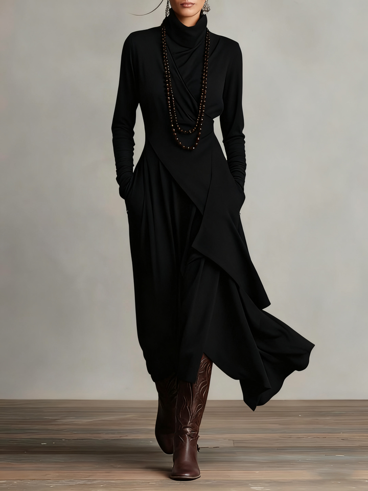 Dravelle™ Draped Maxi Dress