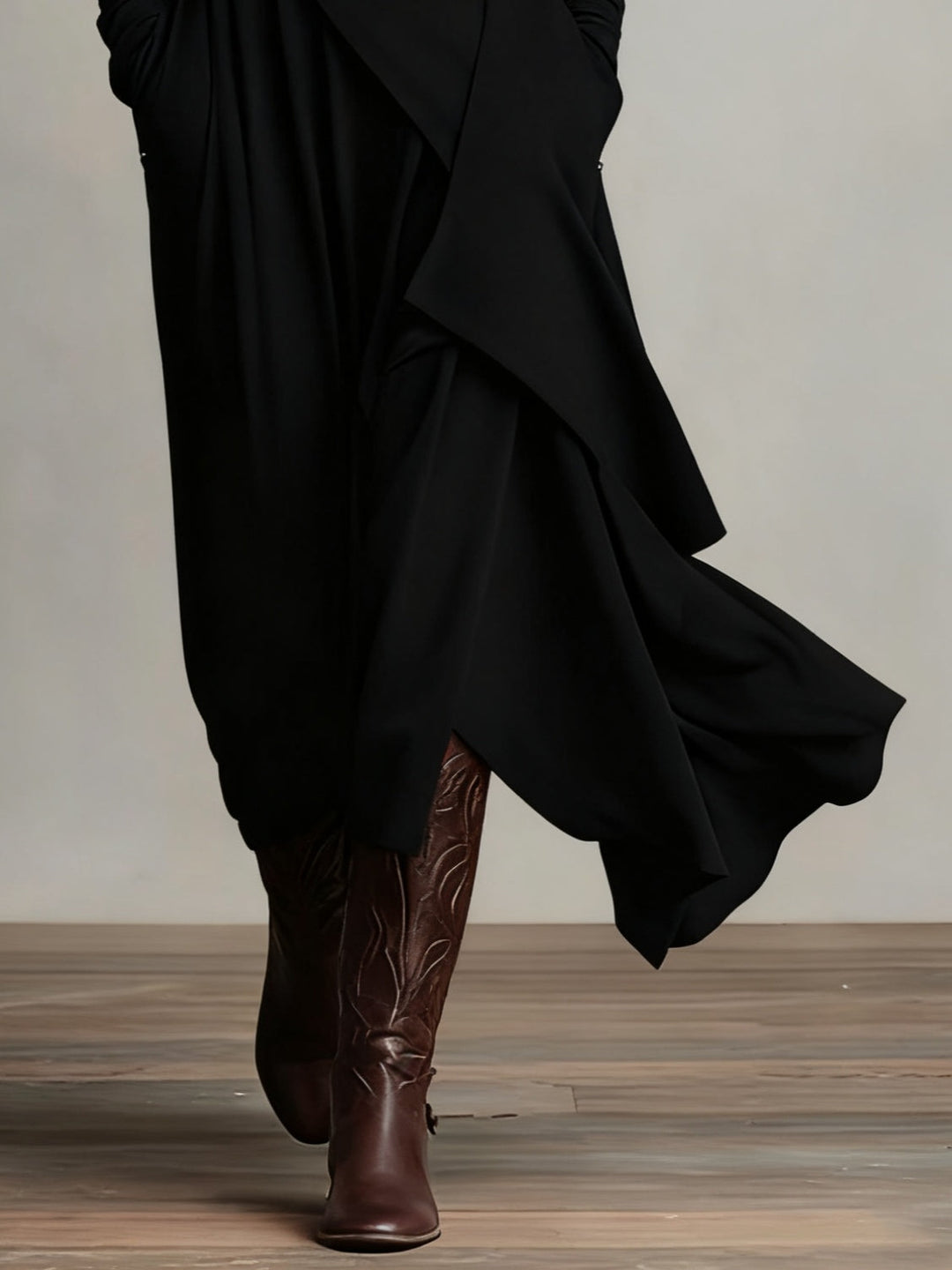 Dravelle™ Draped Maxi Dress