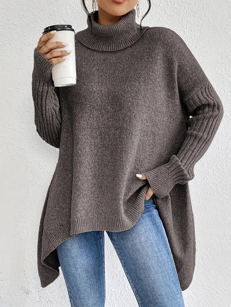 Sarvion™ Langer Turtleneck Sweater