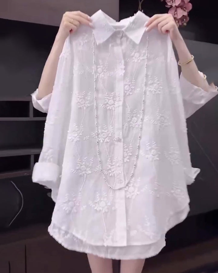 Emvora™ Embroidered Drop Shirt