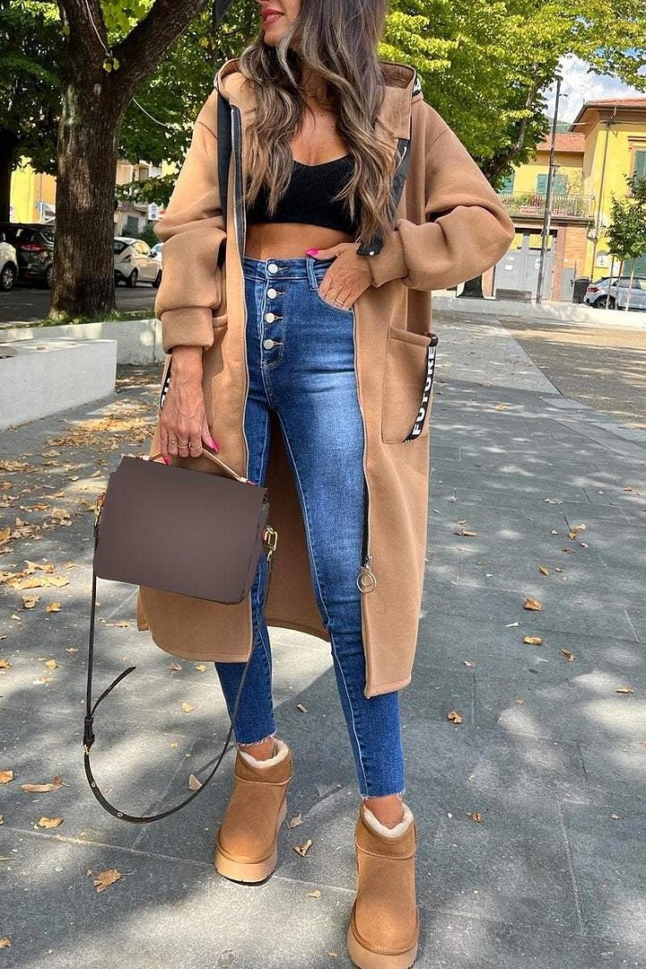 Averionne™ Long Hooded Jacket