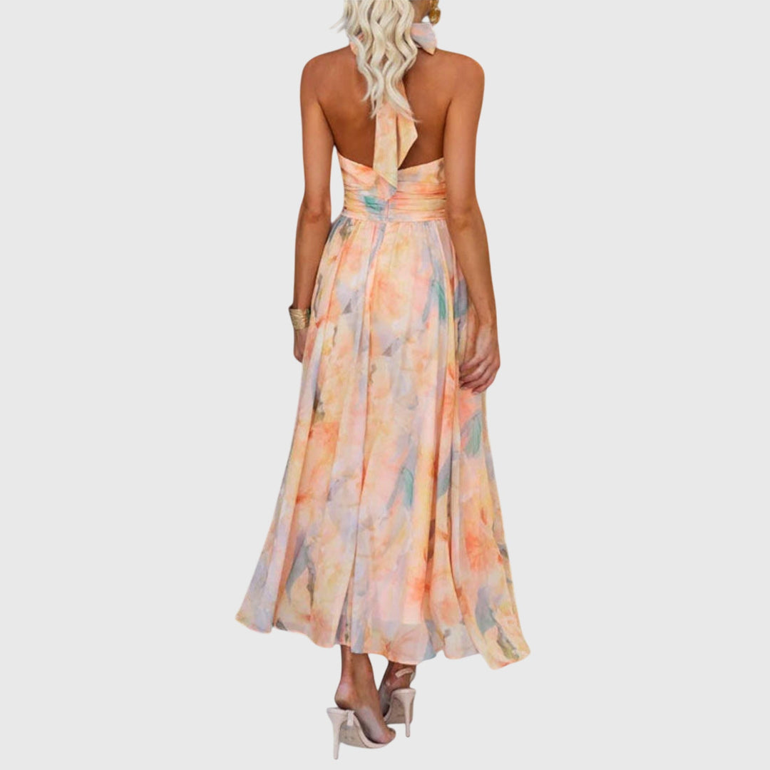 Celvra™ Halter Maxi Dress