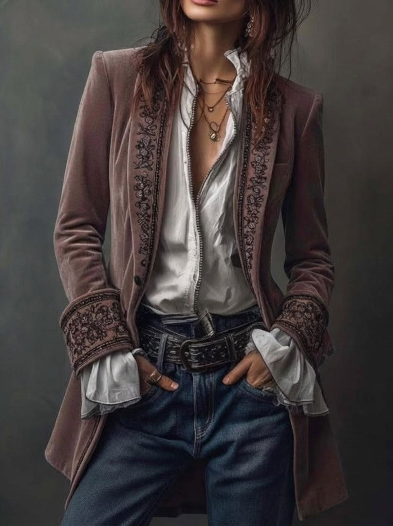 Fedrix™ Long Vintage Coat
