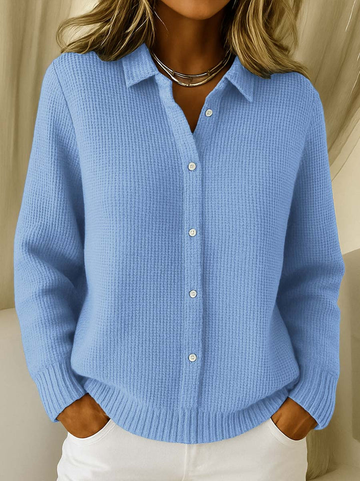 Elryn™ Button Knit Blouse