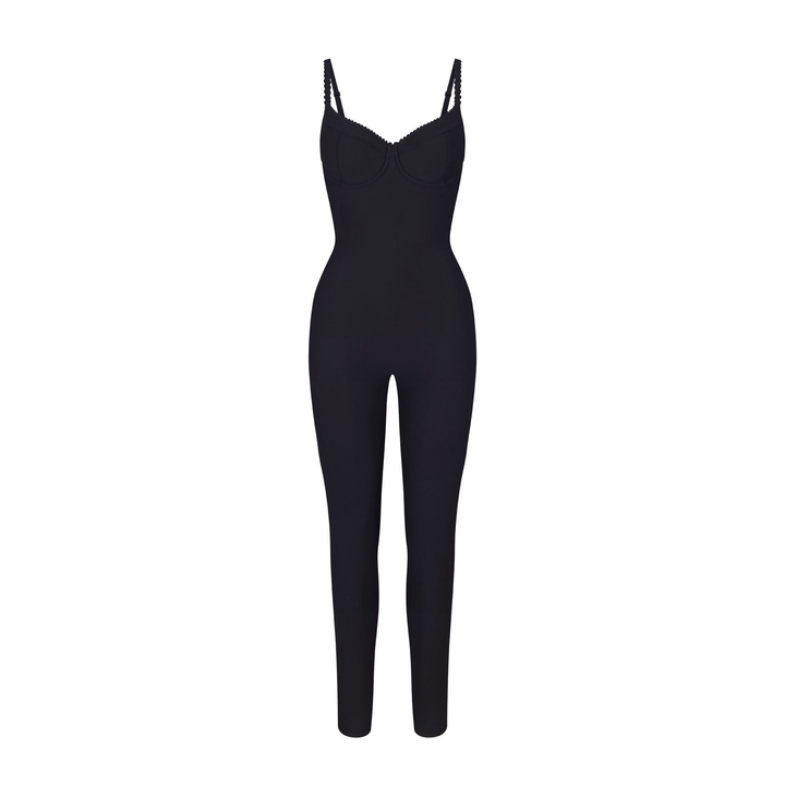 Mia™ Fashionable Sleeveless Leopard Jumpsuit