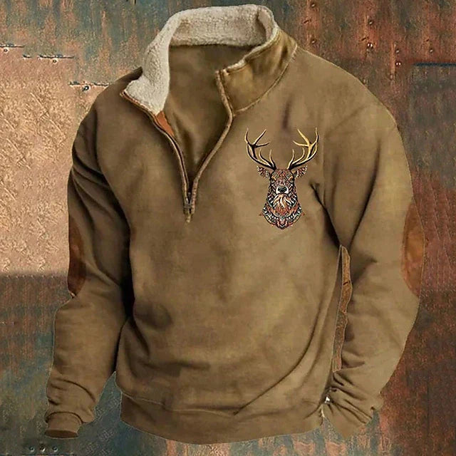 Drevan™ Deer Motif Sweater