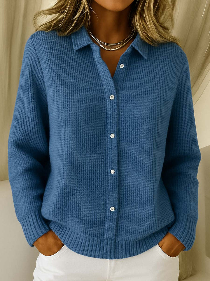Elryn™ Button Knit Blouse