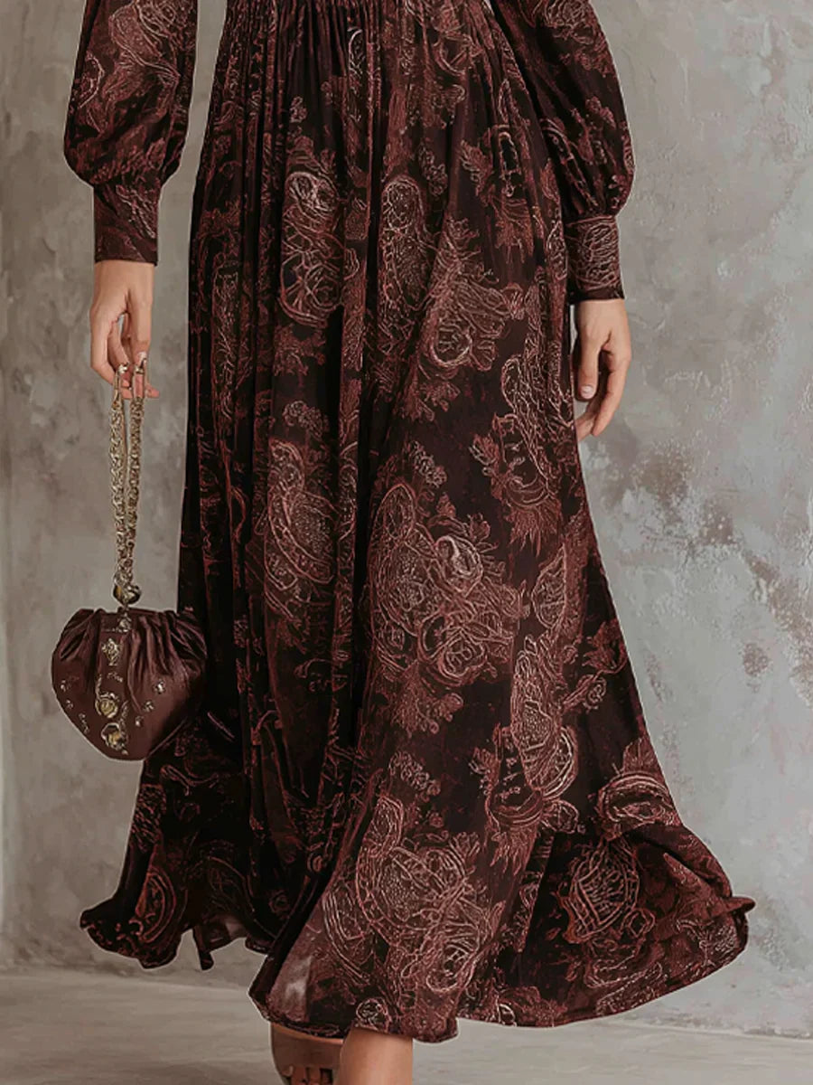 Amvexa™ Paisley Zip Maxi