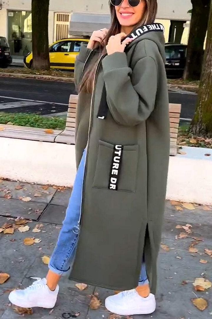 Averionne™ Long Hooded Jacket
