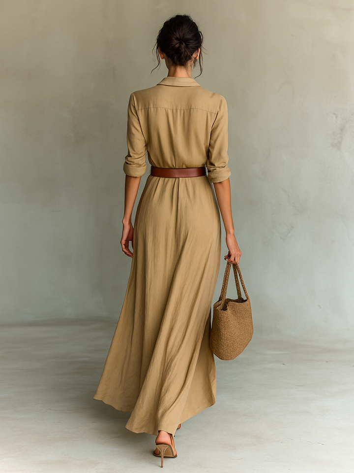 Belora™ Belted Maxi Dress