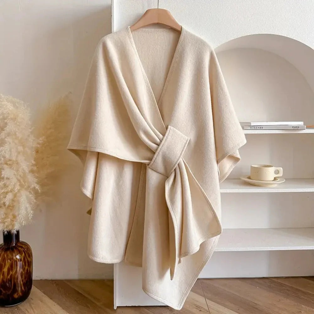 Lorva™ Long Poncho Scarf