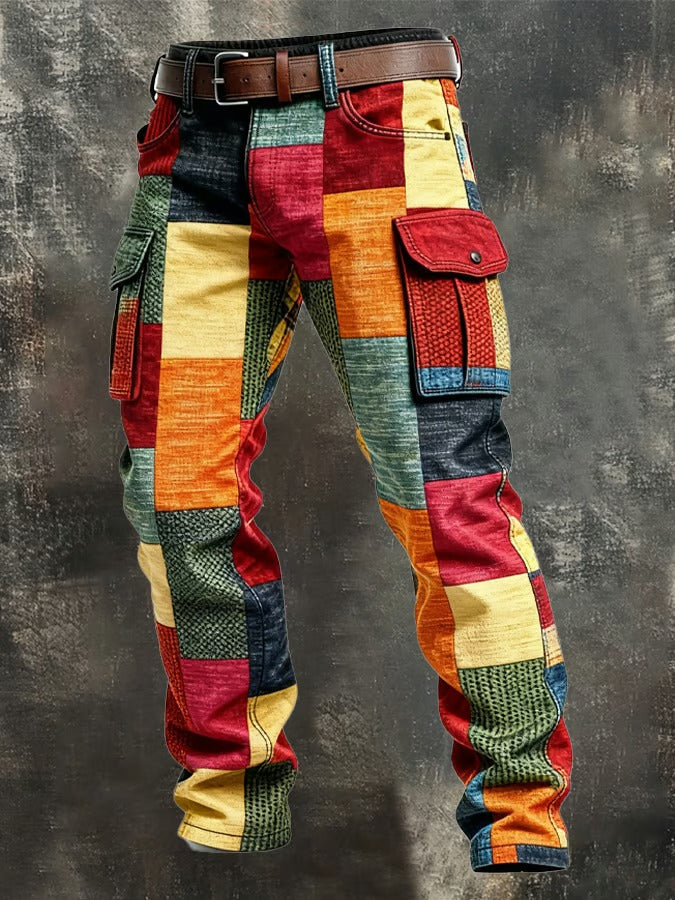 Noqra™ Patchwork Cargo Pants