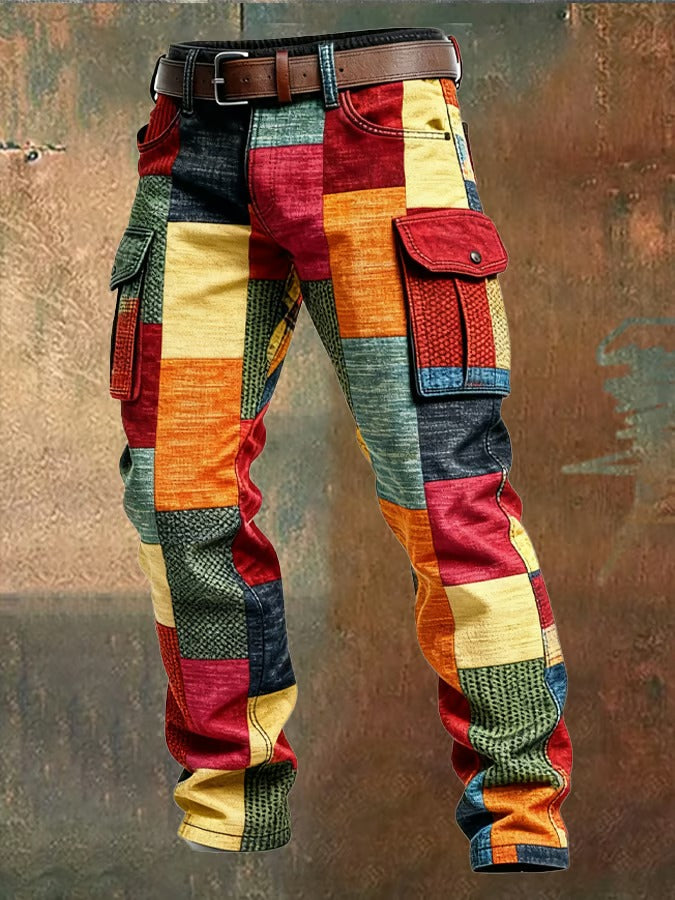 Noqra™ Patchwork Cargo Pants