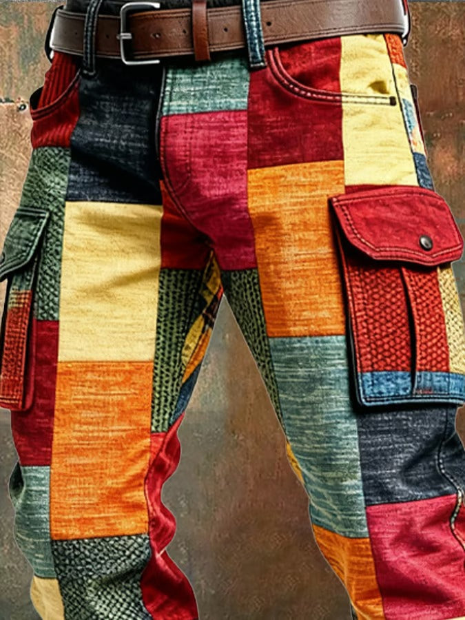 Noqra™ Patchwork Cargo Pants