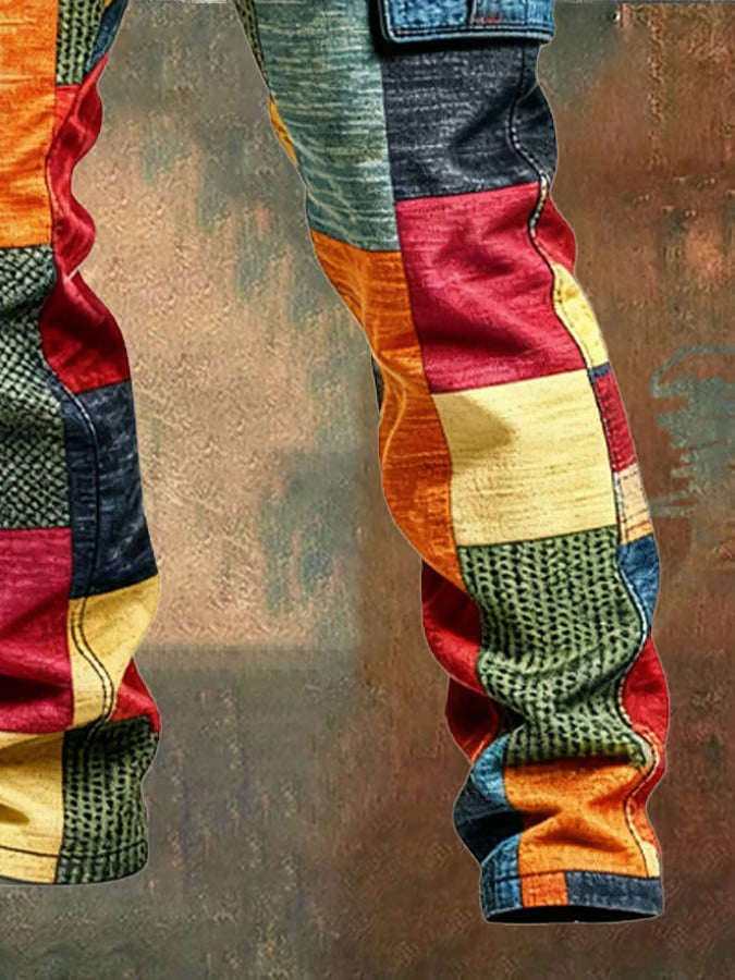 Noqra™ Patchwork Cargo Pants