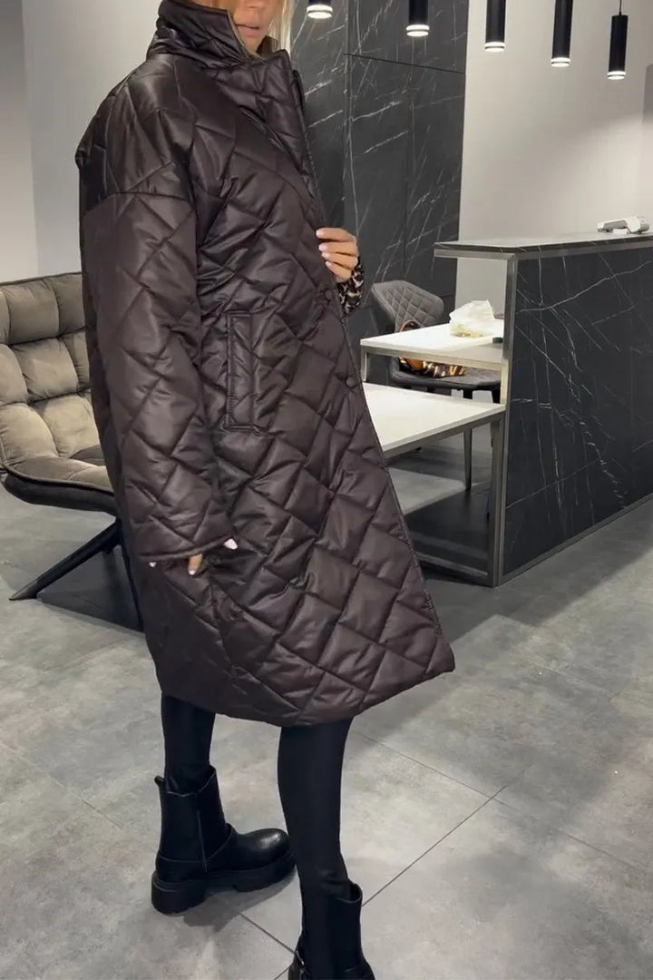 Darne™ Long Quilted Coat