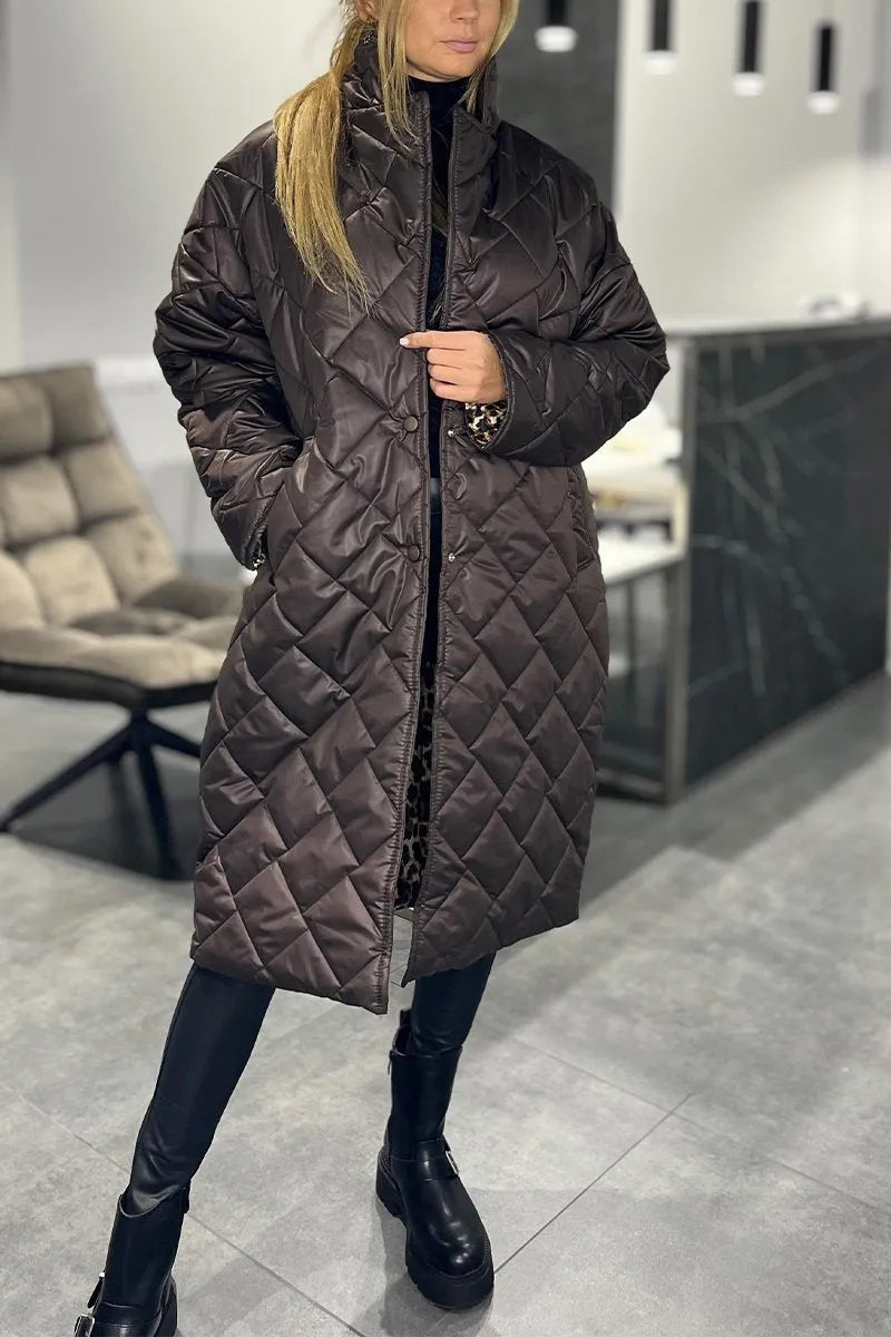 Darne™ Long Quilted Coat