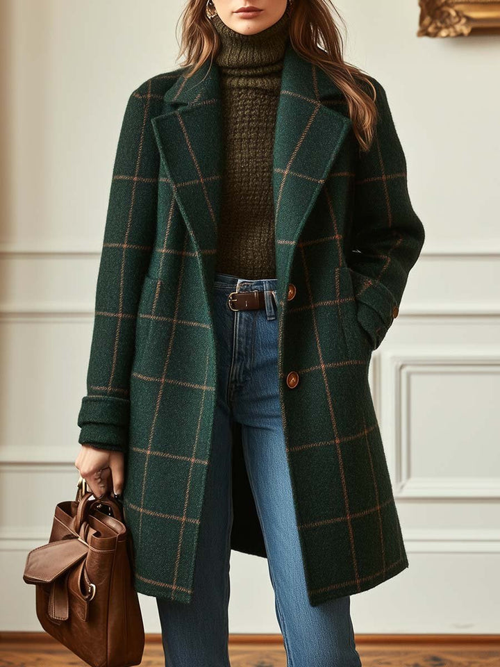 Selvik™ Retro Tweed Coat