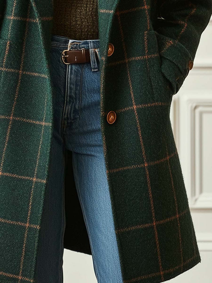 Selvik™ Retro Tweed Coat