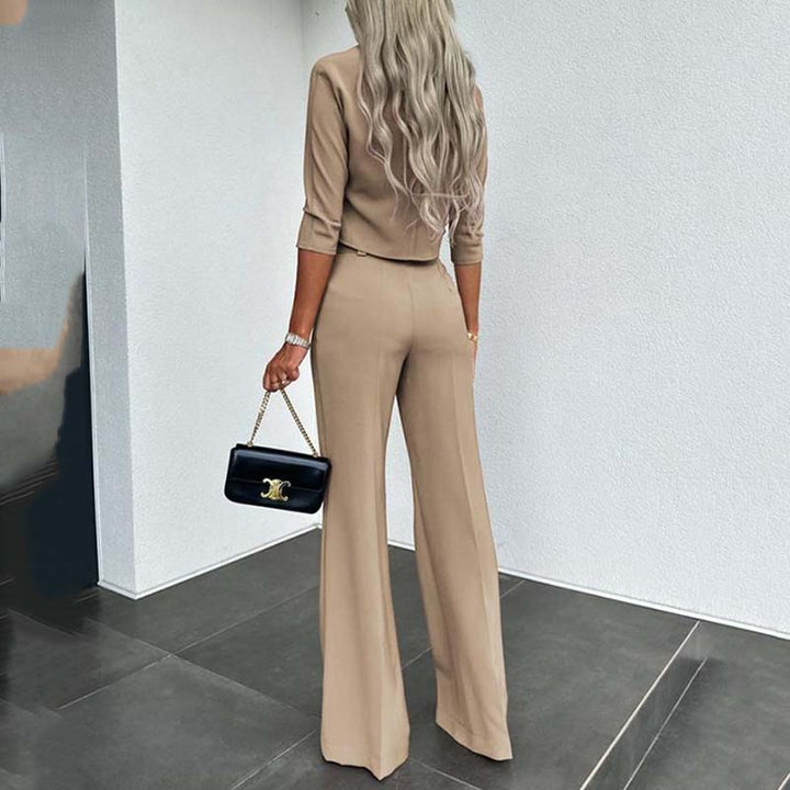 Elvora™ Crop Wide-Leg Set
