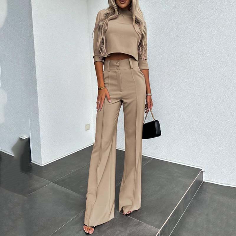 Elvora™ Crop Wide-Leg Set