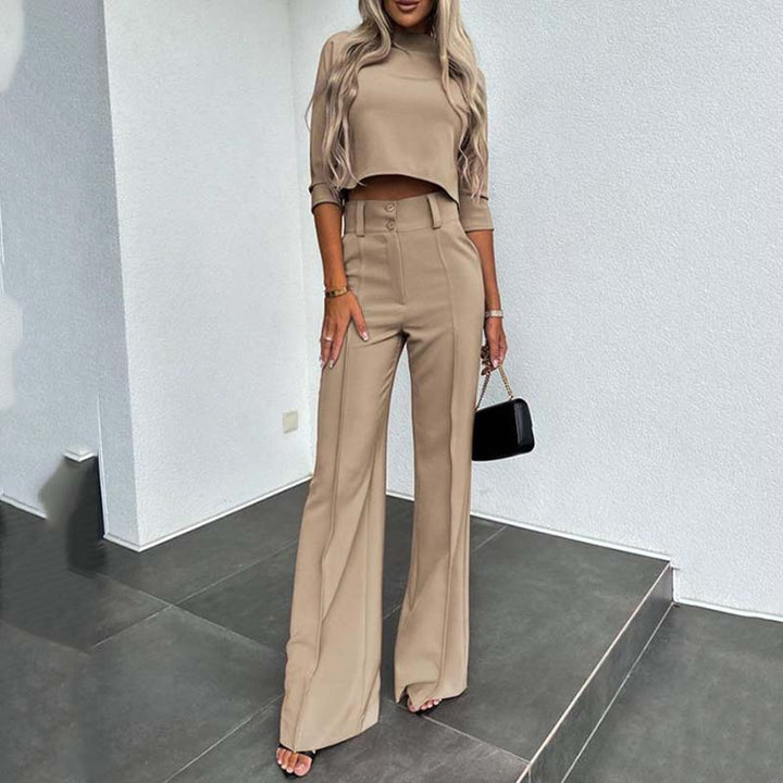 Elvora™ Crop Wide-Leg Set