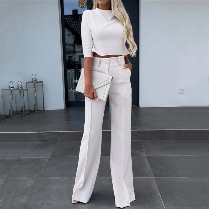 Elvora™ Crop Wide-Leg Set