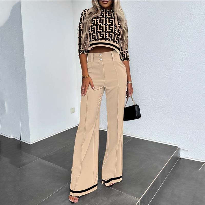 Elvora™ Crop Wide-Leg Set
