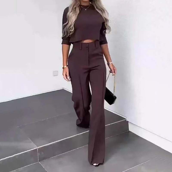 Elvora™ Crop Wide-Leg Set