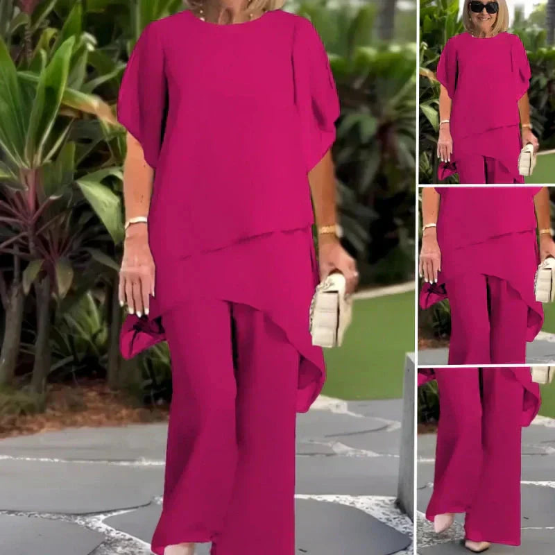 Norixa™ Draped Trouser Set