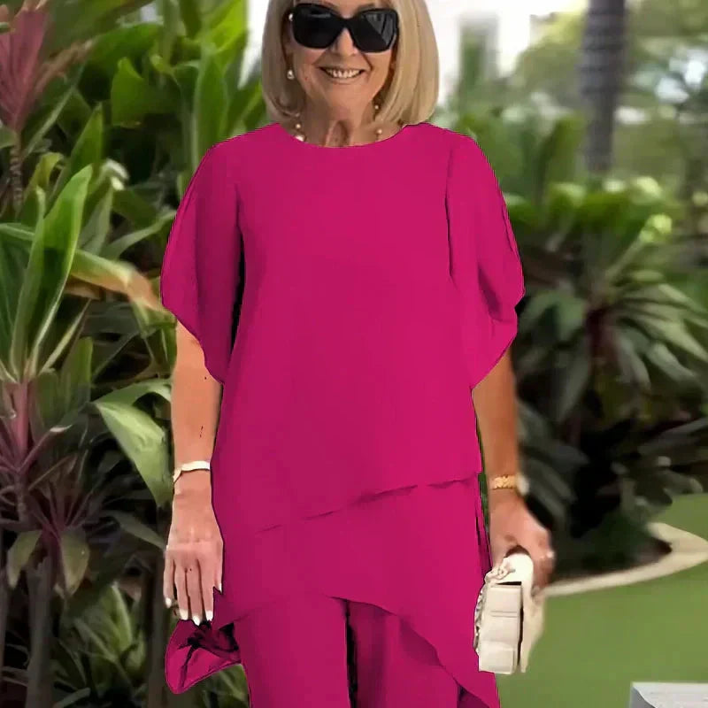 Norixa™ Draped Trouser Set